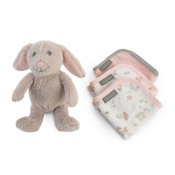 Little Linen Plush Toy & Washers - Harvest Bunny - Little Linen