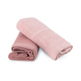 Little Bamboo Cellular Blanket 2pk - Dusty Rose - Little Bamboo