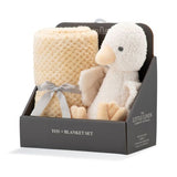 Plush Toy & Blanket - Fuzzy Duck - Little Linen