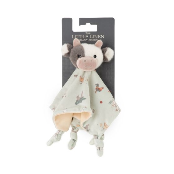 Little Linen Comforter - Farmyard Cow - Little Linen