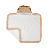 Little Linen Plush Hooded Towel - Savanna Lion - Little Linen