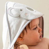 The Little Linen Company Hooded Towel & Washers - Cheeky Koala - Little Linen