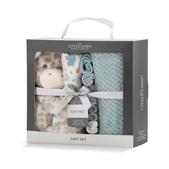 Boxed Gift Set - Savanah Giraffe - Little Linen