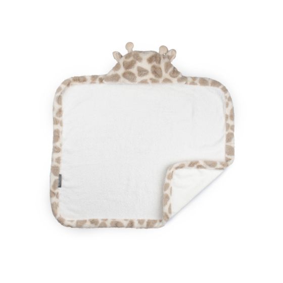 Little Linen Plush Hooded Towel - Savanna Giraffe - Little Linen