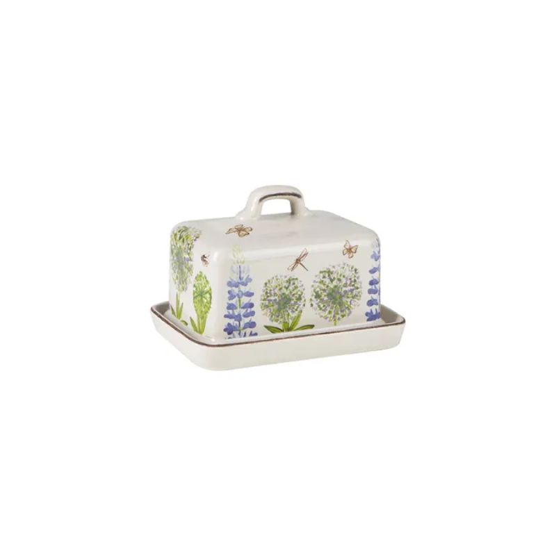 Butter Dish - Cottage Garden (120mm)