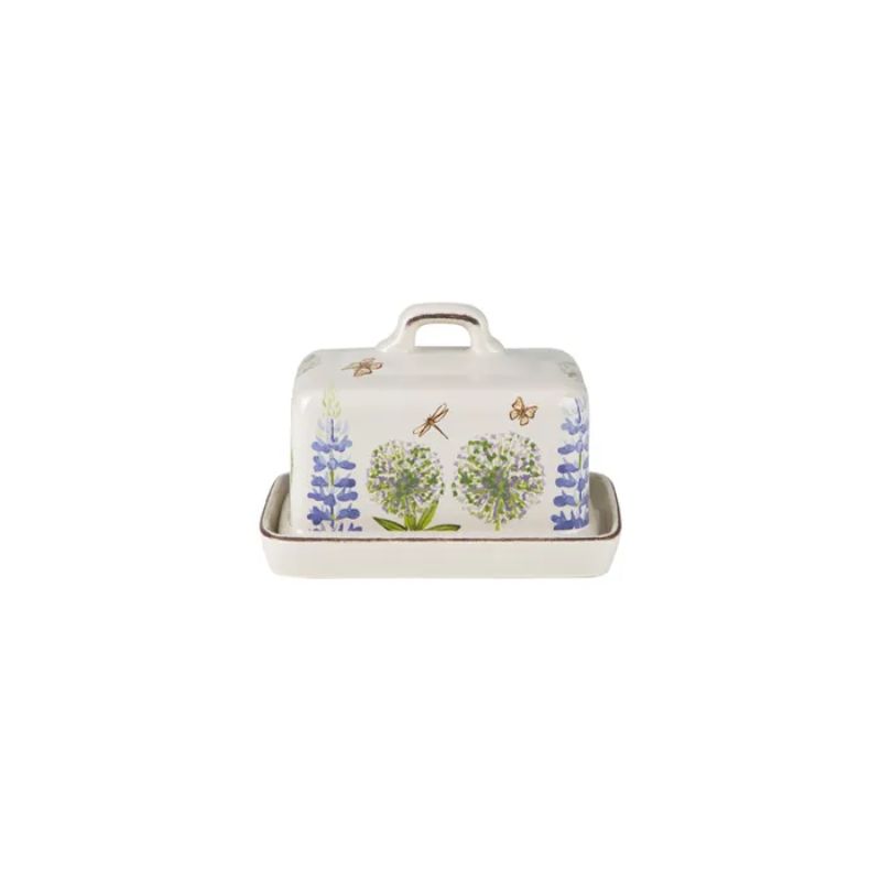 Butter Dish - Cottage Garden (120mm)