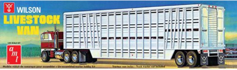 Plastic Kitset - 1/25 Wilson Livestock Trailer