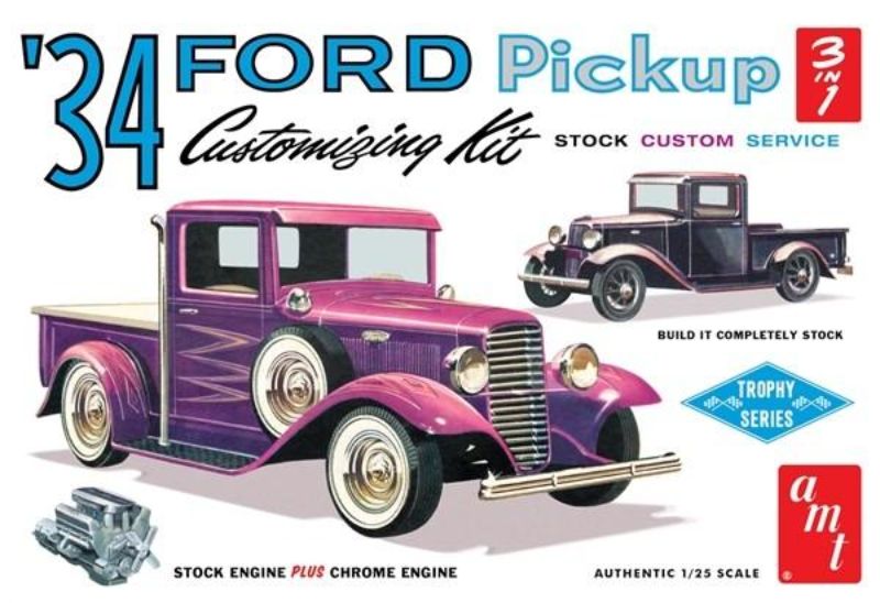 Plastic Kitset - 1/25 1934 Ford Pickup