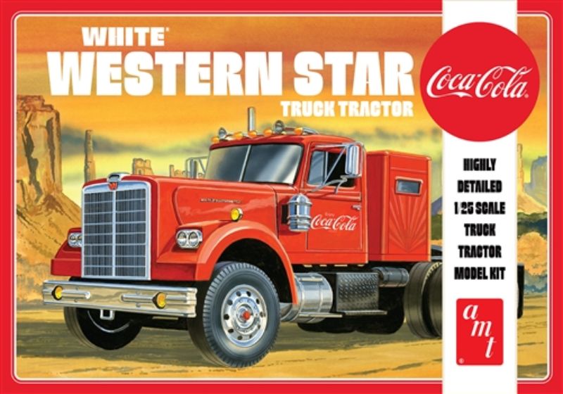 Plastic Kitset - 1/25 White Western Star (Coca Cola)