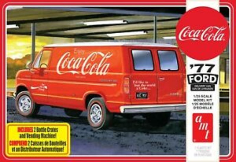 Plastic Kitset - 1/25 '77 Ford Van Coca Cola