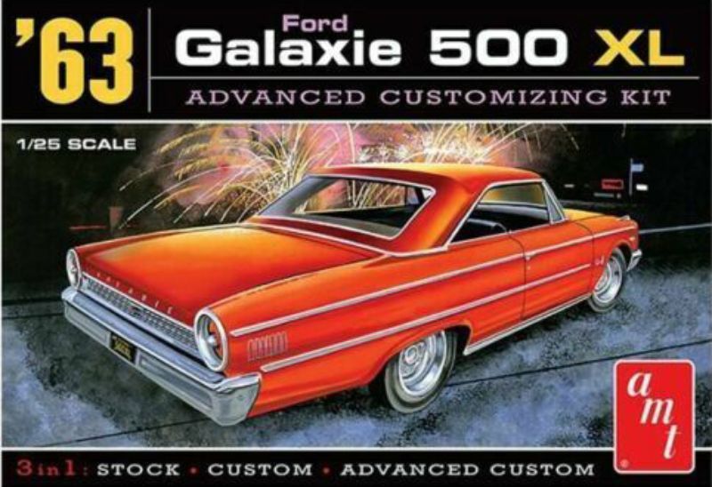 Plastic Kitset - 1/25 Ford Galaxie 1963