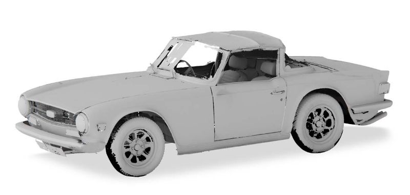 Diecast Model Car - 1/43 Triumph TR6 Damson