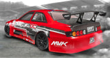 Maverick 1/10 BL Strada DC Drift RC car with powerful brushless motor, 4WD drivetrain, and waterproof ESC for thrilling performance.