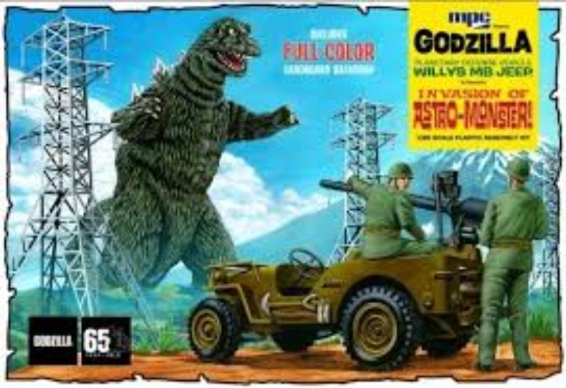 Plastic Kitset - 1/25 Godzilla Army Jeep