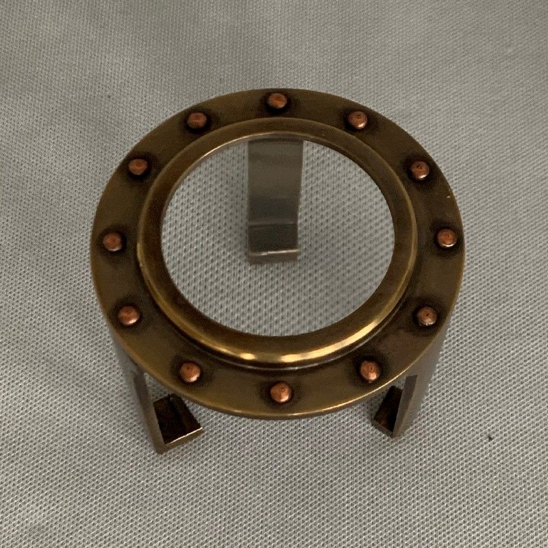 Magnifying Glass On Low Brass Tripod (75mm)