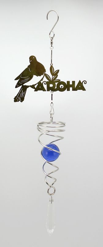 Wind Spinner -  Kereru / Aroha 30cm (Set of 3)