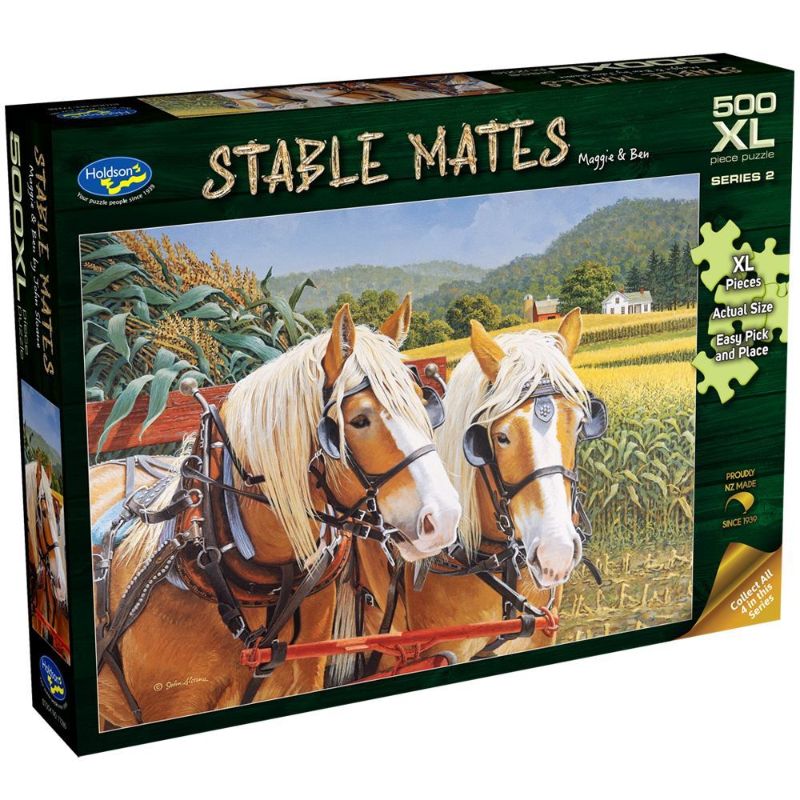 Puzzle - Stable Mates S2, 500pc XL (Maggie & Ben)