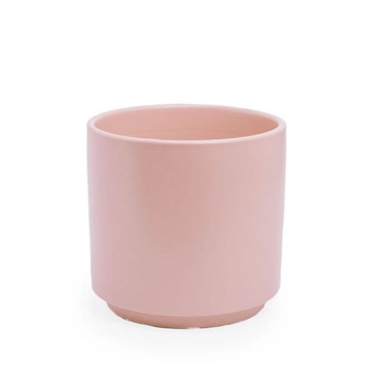 Ceramic Pot Matte Pink Sand