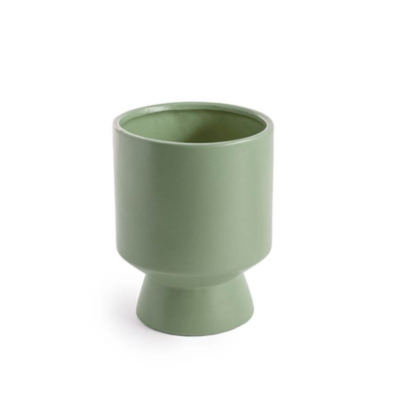 Ceramic Pot Planter Matte Sage
