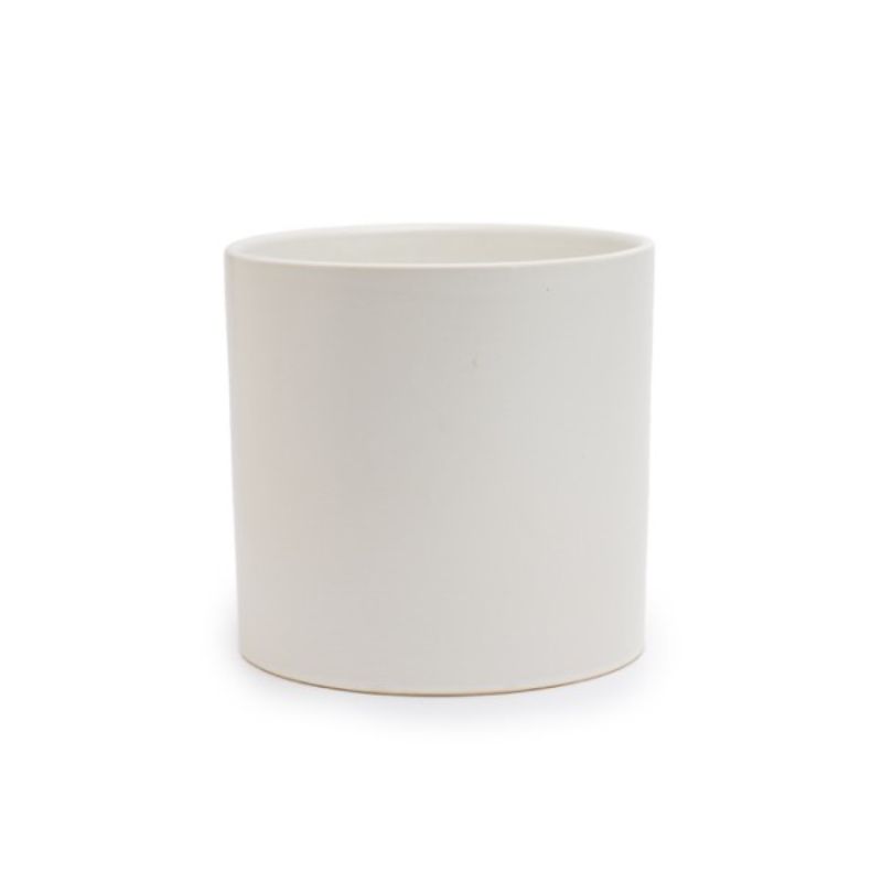 Ceramic Plant Pot Matte White
