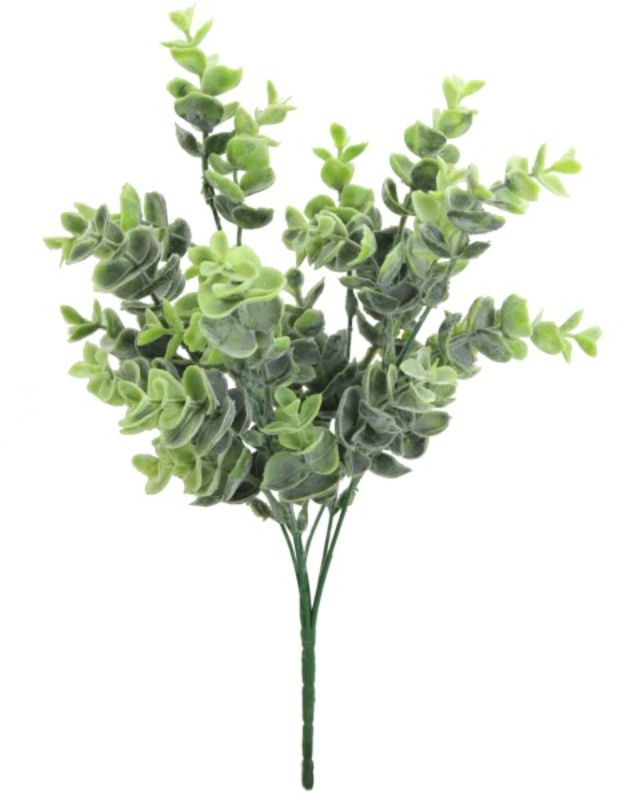 Lifelike 36cm Artificial Eucalyptus Branch for elegant home decor and versatile floral arrangements.
