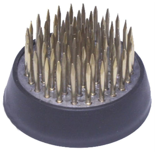 Premium 3.5x3.5x2 cm Flower Frog with 61 copper pins for secure flower arrangements and stunning centerpieces.