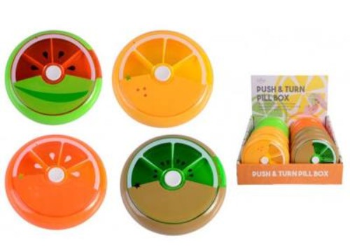 Pill Box - Push and Turn Fruit