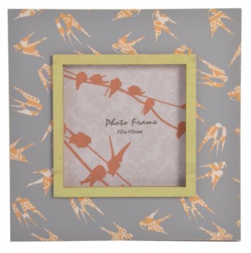 Photo Frame - 4x4" Swallows Frame