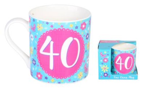Bloom 40th Mug