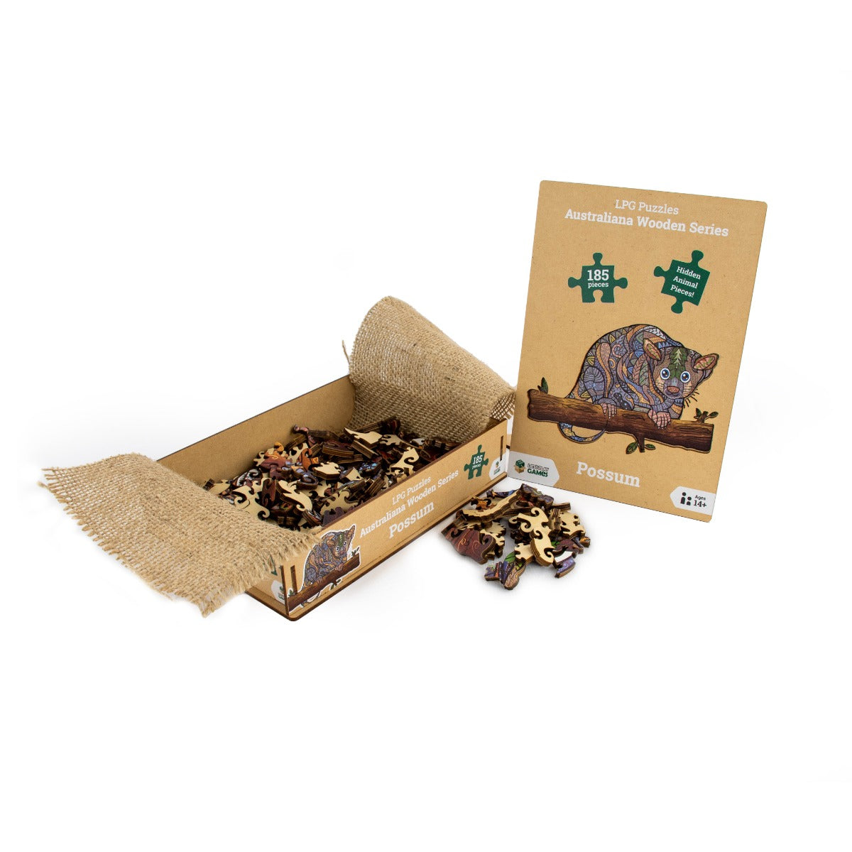 LPG Puzzles Wooden Oceania Animals Series 1 - Possum