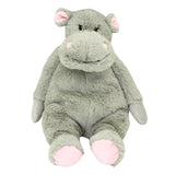 Soft Plush Toy -  Hattie Hippo. Floppy Grey Hippopotamus