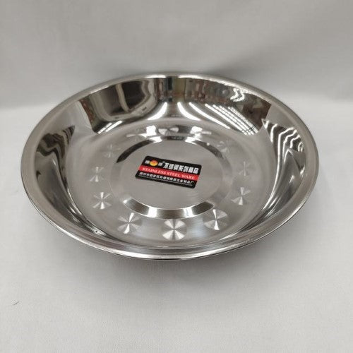 stainless steel plate 18cm - Pack of 10