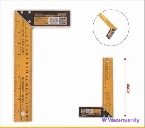 Angle Ruler (25CM) - Pack of 12