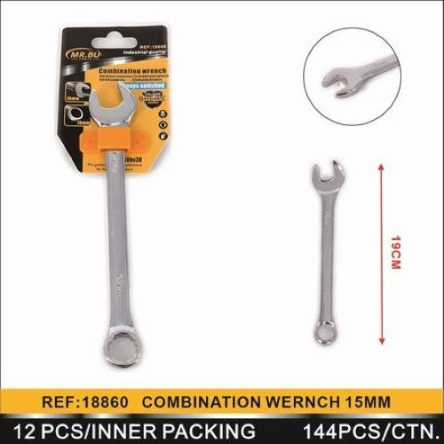 Adjustable Wrench (15MM) - Pack of 12