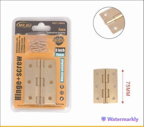 Hinge ( 2pcs,3 Incesh ) - Pack of 12