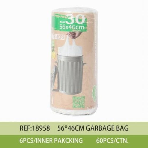 Rubbish Bag (56*46CM 30PCS) - Pack of 6