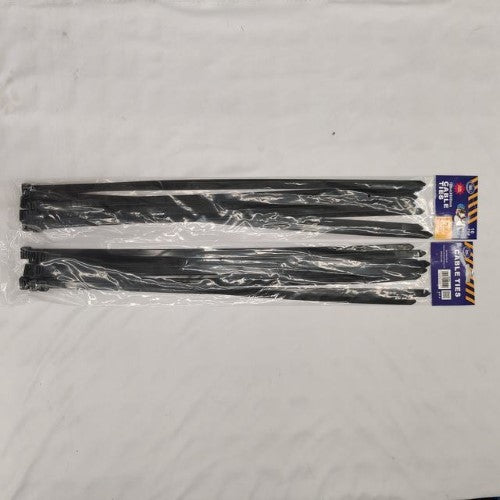 Cable Tie ( 600*12MM  10PCS,Black) - Pack of 6