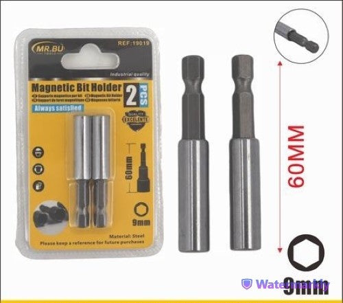 2pcs Magnetic Bit Holder ( 60mm*9mm) - Pack of 12