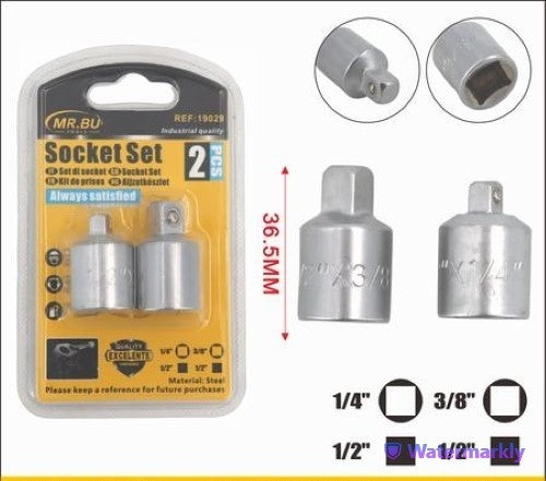 2pcs Socket Set (36.5mm) - Pack of 12
