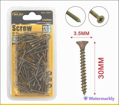 Screw (120g, 3.5*30mm) - Pack of 12