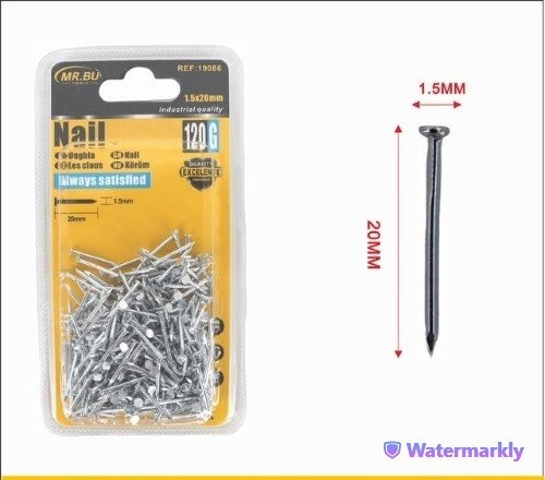 Screw(120g, 1.5*20MM) - Pack of 12