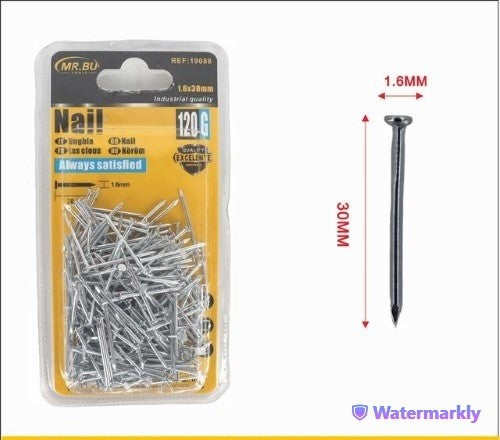 Screw(120g, 1.6*30MM) - Pack of 12