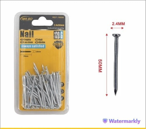 Screw(120g, 2.4*50MM) - Pack of 12