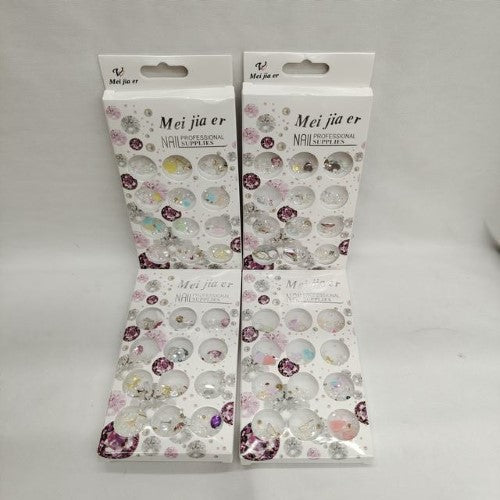 Nail Art Rhinestones  - Pack of 12