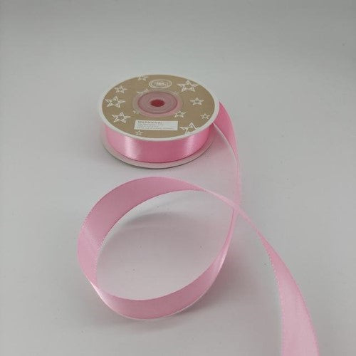 Satin Ribbon 2cm (22m Pink) - Pack of 6