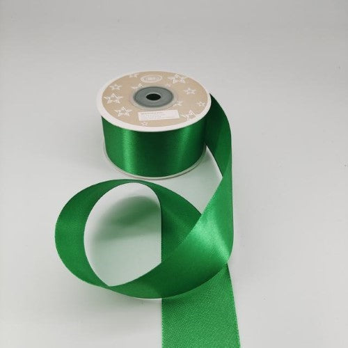 Satin Ribbon 3.8cm ( 22m - Darl Green) - Pack of 6