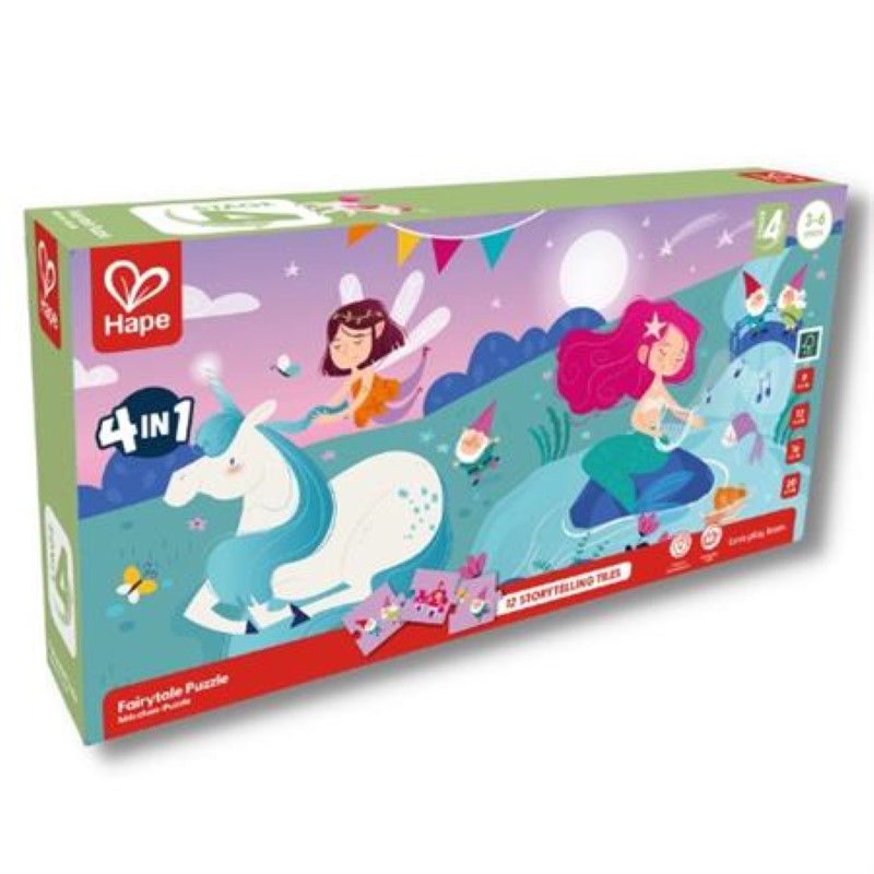 4 in 1 Puzzle & Storytelling - Hape Fairyland
