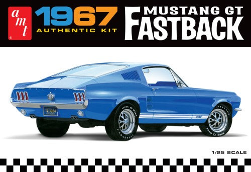 Plastic Kitset - 1/25 '67 Mustang Fastback