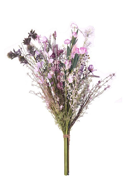 Articifial Flower - Assorted Field Flower Spray - Size 60cm