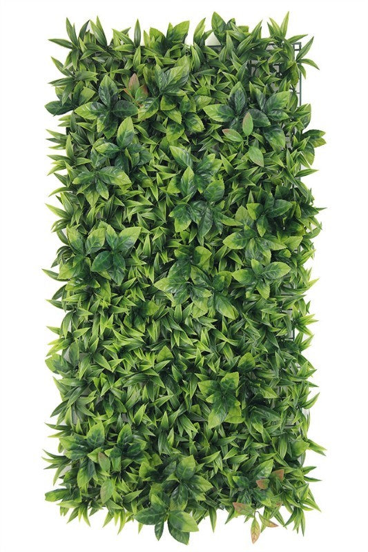 Articifial Foliage - Lush Green Leaf Wall Panel
